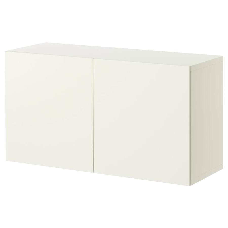 Шкаф - IKEA BESTÅ/BESTA, 120x40x64 см, белый, Бесто ИКЕА (изображение №1)