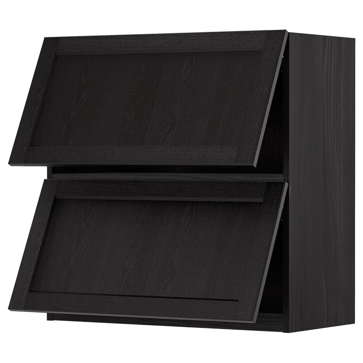 Навесной шкаф - METOD  IKEA/  МЕТОД ИКЕА, 80х80 см, черный