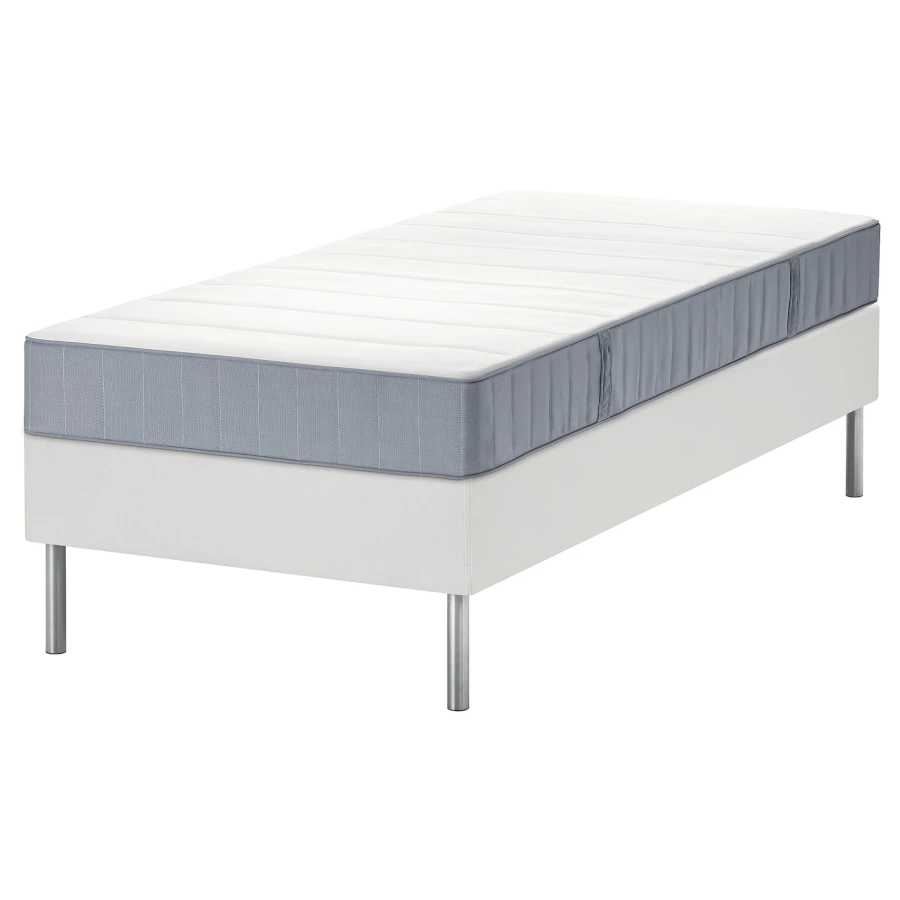 Кровать - LYNGÖR / LYNGОR IKEA/ ЛЮНГЕРЬ ИКЕА,  90х200 см,  белый (изображение №1)