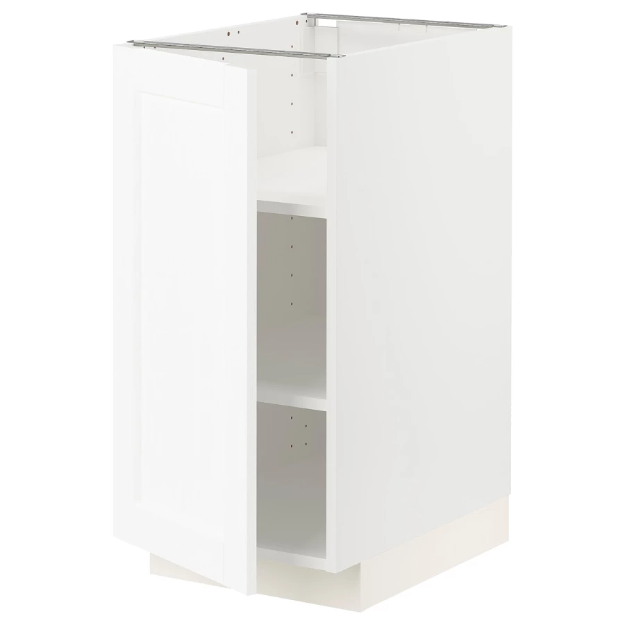 Напольный шкаф - IKEA METOD, 88x62x40см, белый, МЕТОД ИКЕА (изображение №1)