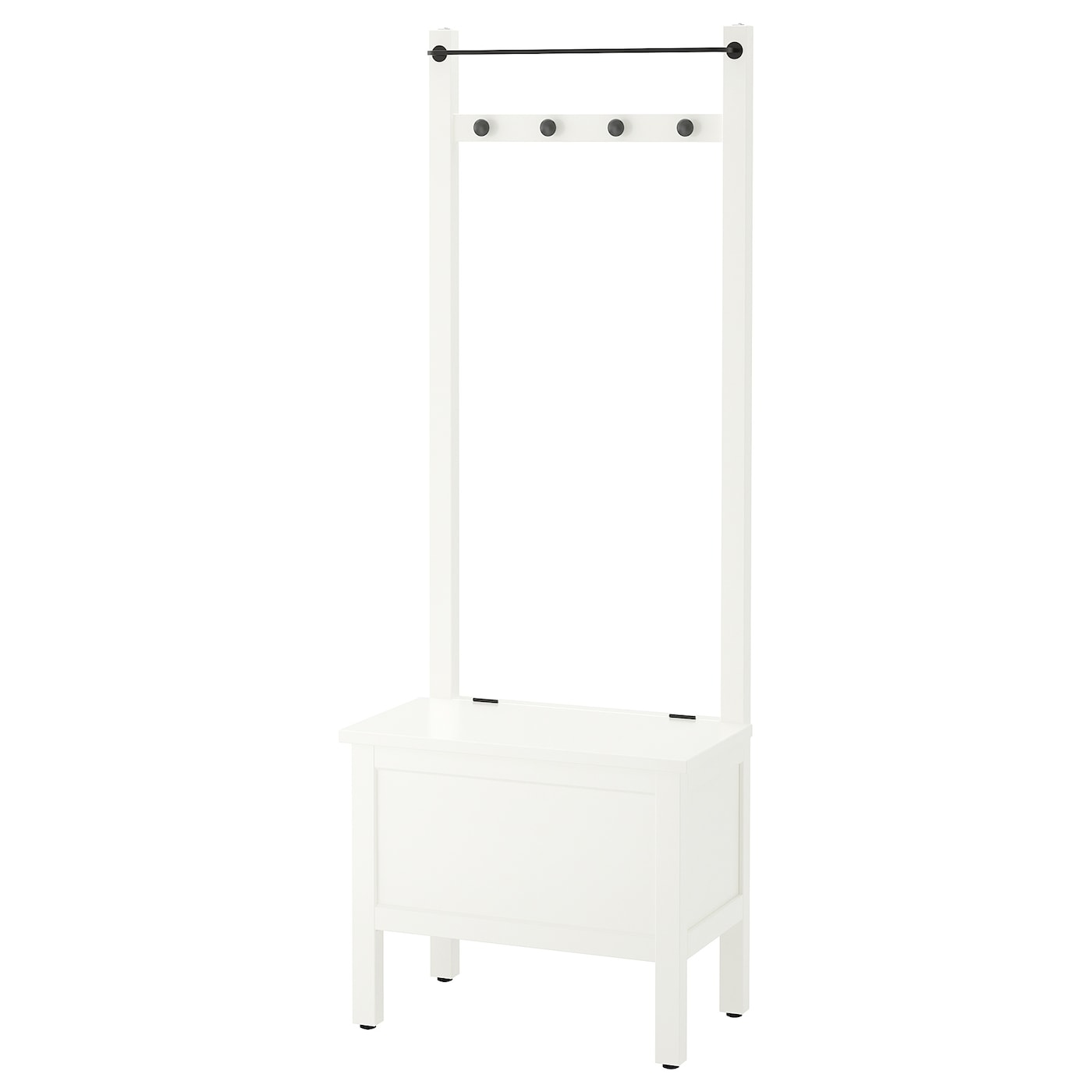 Комбинация для ванны - IKEA HEMNES, 64х37х173 см, белый, ХЕМНЭС ИКЕА