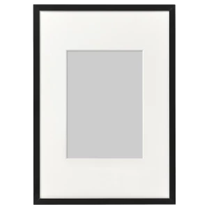 Рамка - IKEA LOMVIKEN, 21х30 см, черный, ЛОМВИКЕН ИКЕА