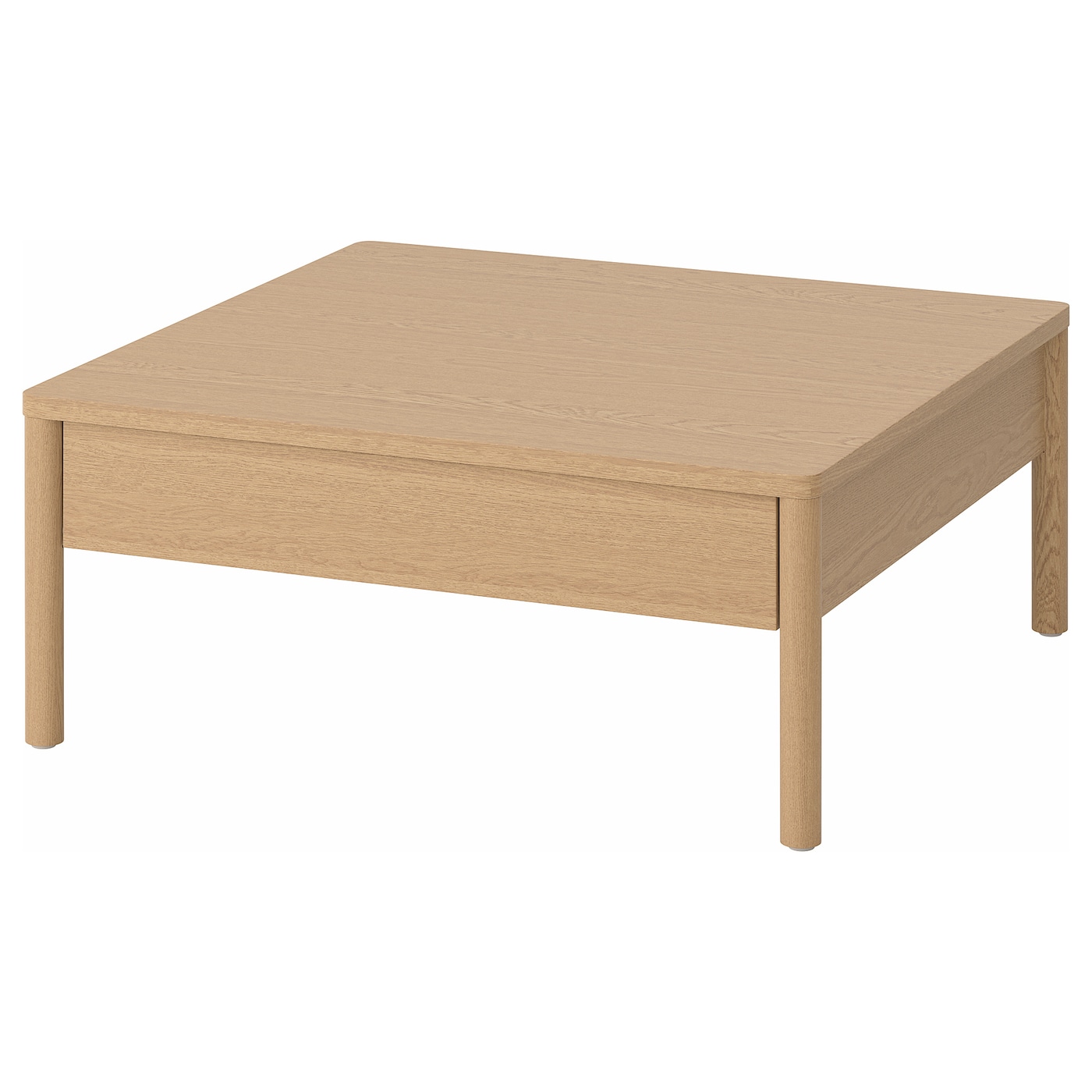 Журнальный стол -TONSTAD  IKEA/ ТОНСТАД ИКЕА, 84х82х35 см, под беленый дуб