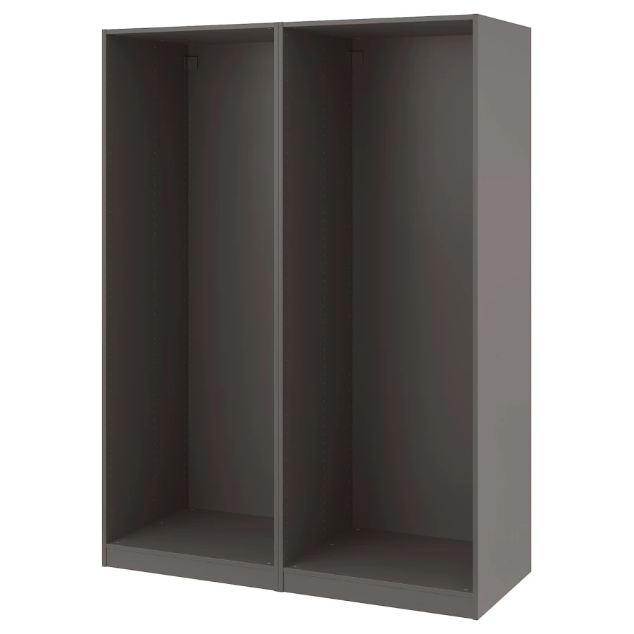 Каркас гардероба - IKEA PAX, 150x58x201 см, темно-серый ПАКС ИКЕА (изображение №1)