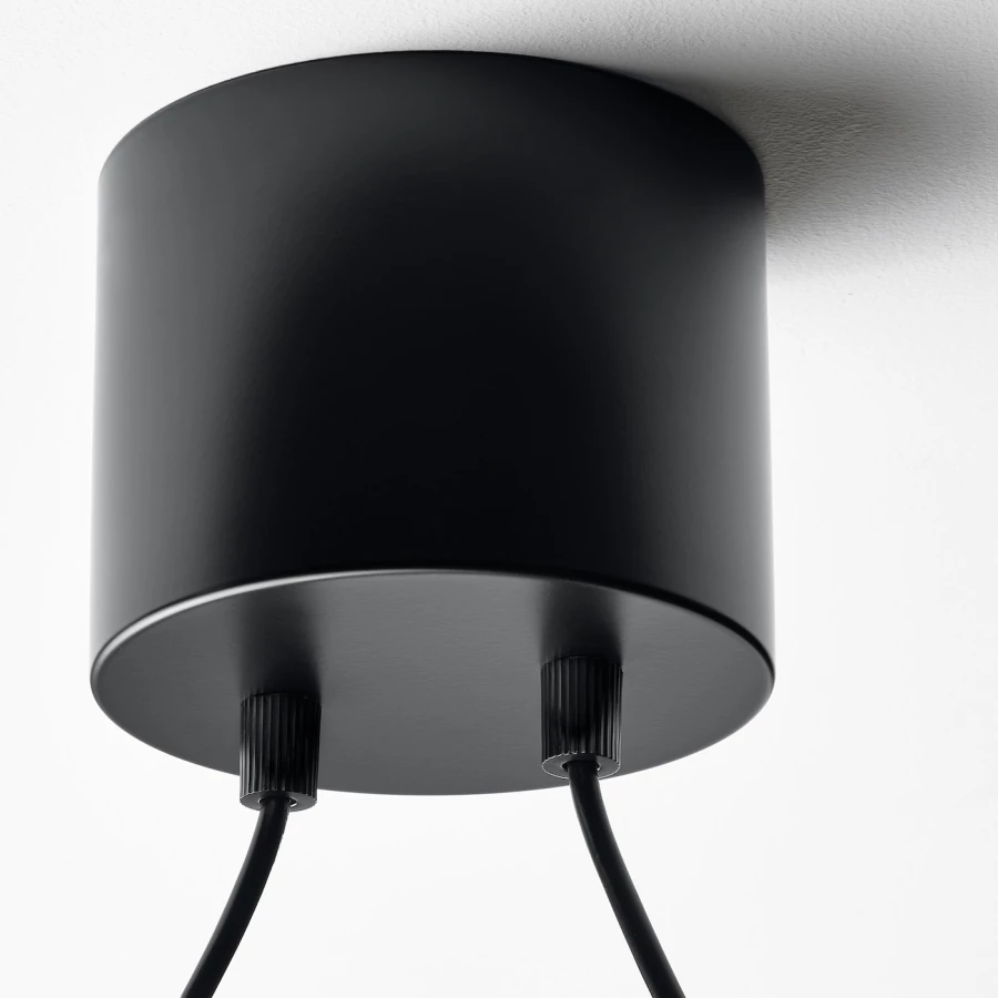 Подвесной светильник с лампочкой - ACKJA  IKEA/АККЙЯ ИКЕА, черный (изображение №5)