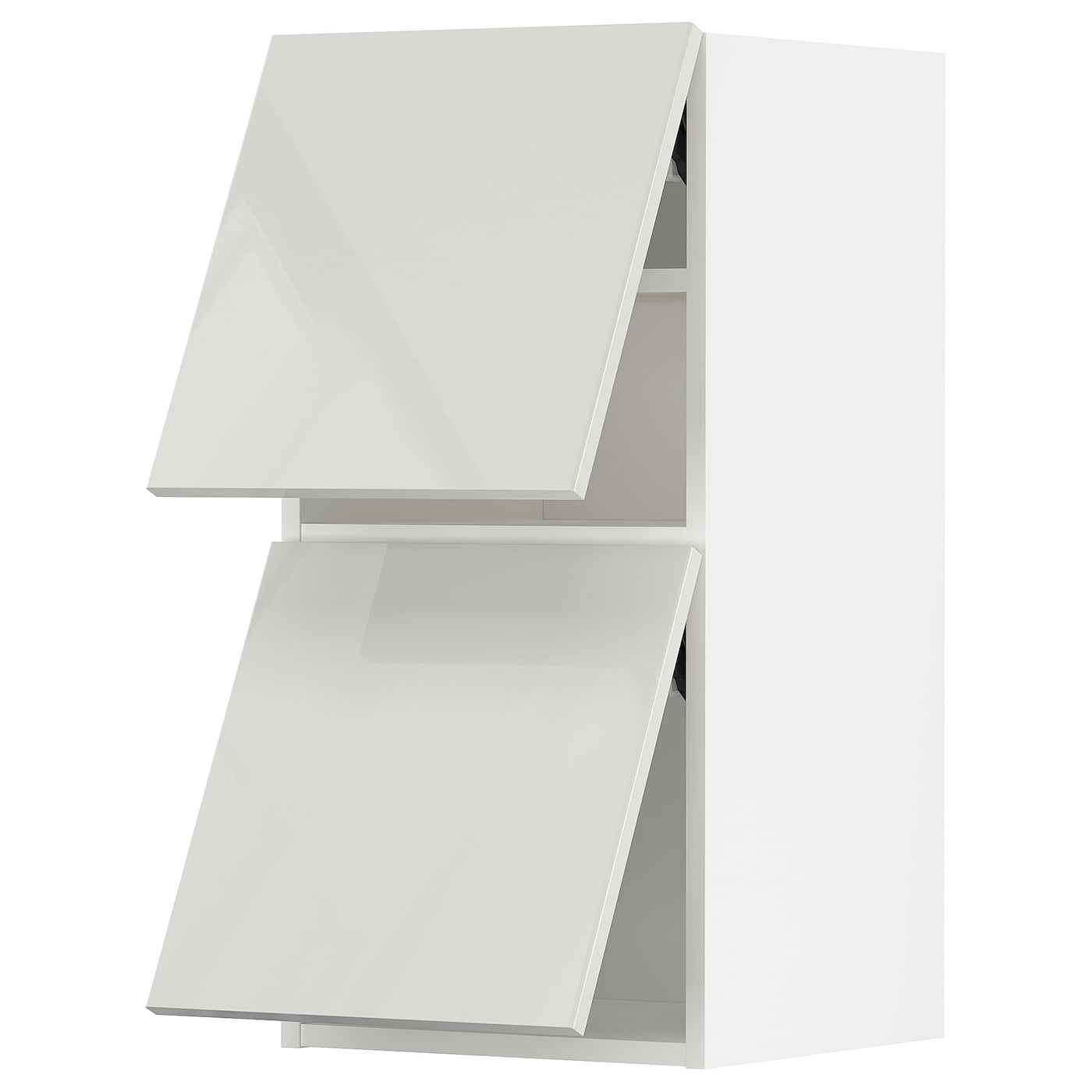Настенный уровень - IKEA METOD/МЕТОД ИКЕА, 80х40х38,8 см, белый/светло-серый глянцевый