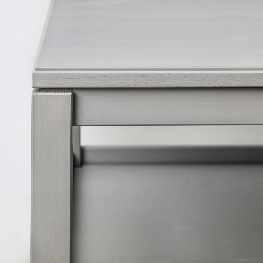 Журнальный стол - HAVSTA  IKEA/ ХАВСТА ИКЕА, 100х48х75 см, серый (изображение №3)