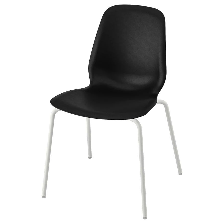 Стул - IKEA LIDАS/SEFAST/LIDAS, 87х52х50 см,черный/белый, ИКЕА (изображение №1)