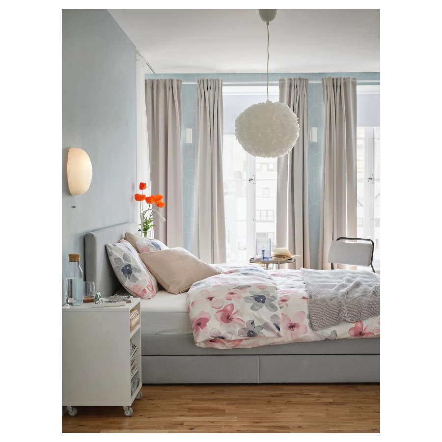 Настенный светильник - KALLBLIXT IKEA/ КАЛЛБЛИКСТ ИКЕА, 27х21,5 см, белый (изображение №5)