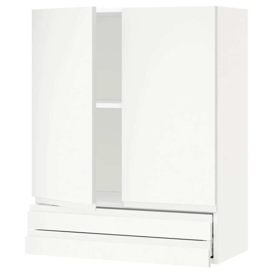 Шкаф  -  METOD / MAXIMERA IKEA/  МЕТОД/МАКСИМЕРА ИКЕА, 100х80 см, белый (изображение №1)