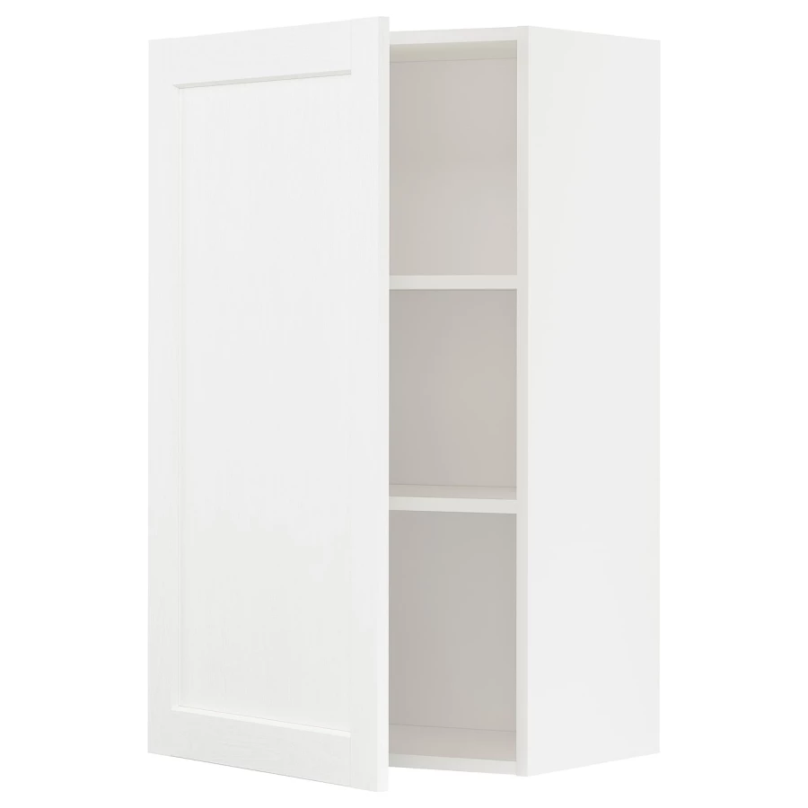 Навесной шкаф с полкой - METOD IKEA/ МЕТОД ИКЕА, 60х100 см, белый (изображение №1)