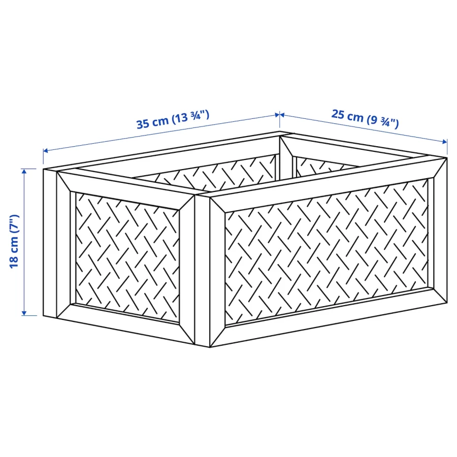 VÄLTNING Контейнер натуральный ИКЕА (изображение №4)
