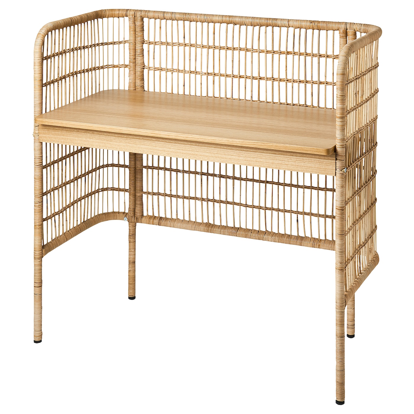 Письменный стол- FRYKSÅS IKEA /ФРИКСОС ИКЕА, ротанг, 110x54 см