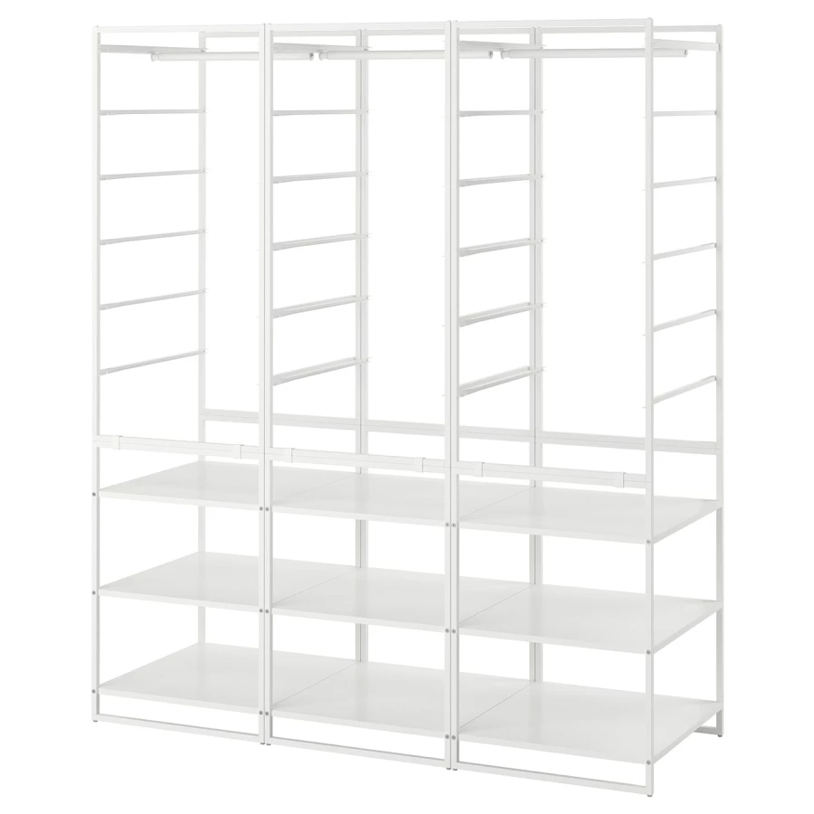 Гардеробные системы - JONAXEL  IKEA/ ЙОНАКСЕЛЬ ИКЕА,  148x51x173 см, белый (изображение №1)