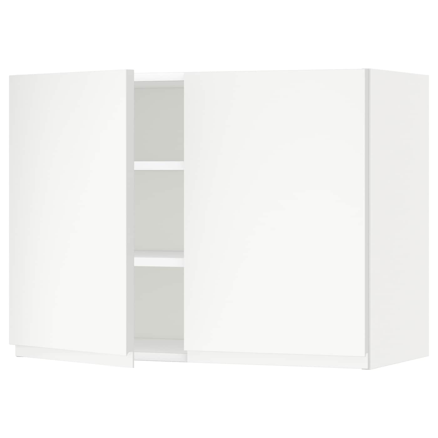 Навесной шкаф с полкой - METOD IKEA/ МЕТОД ИКЕА, 60х80х см,  белый