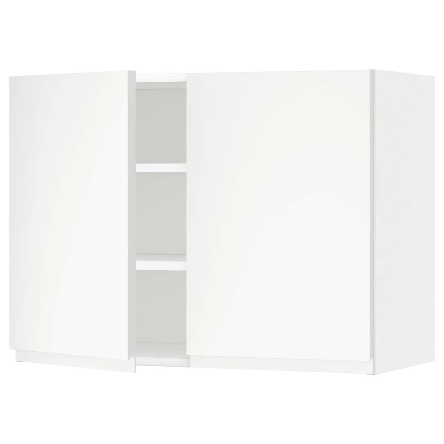 Навесной шкаф с полкой - METOD IKEA/ МЕТОД ИКЕА, 60х80х см,  белый (изображение №1)