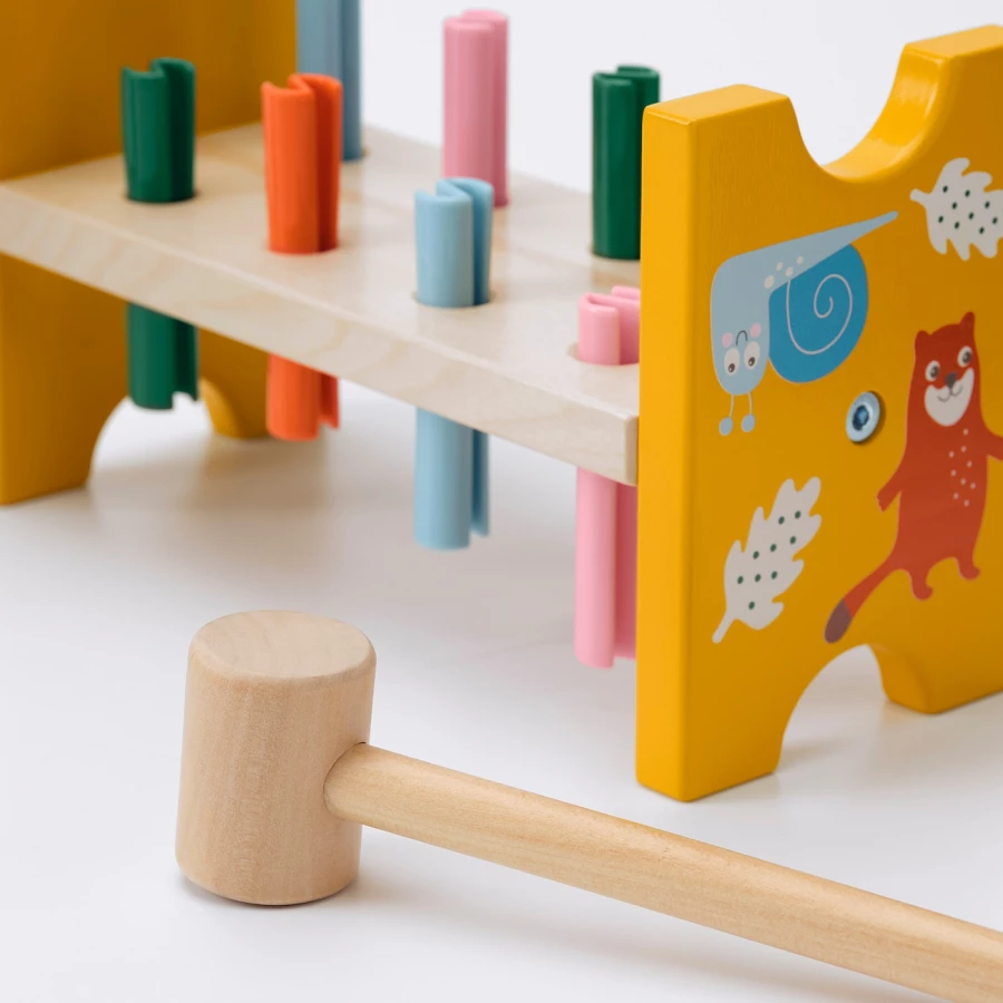 Развивающая игрушка - IKEA UPPSTÅ/UPPSTA/УППСТО ИКЕА, 24х10х14 см, разноцветный (изображение №7)
