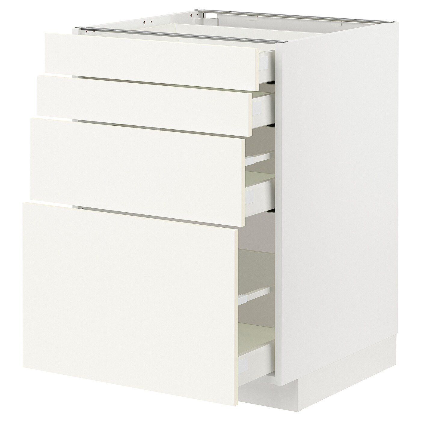 Напольный шкаф  - IKEA METOD MAXIMERA, 88x61,6x60см, белый, МЕТОД МАКСИМЕРА ИКЕА
