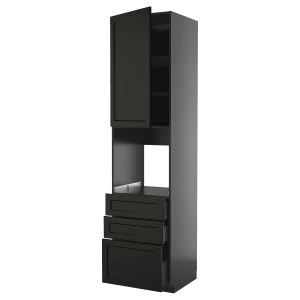 IKEA METOD / KNIVSHULT Высокий шкаф с духовкой/дверцами/3 ящиками ИКЕА