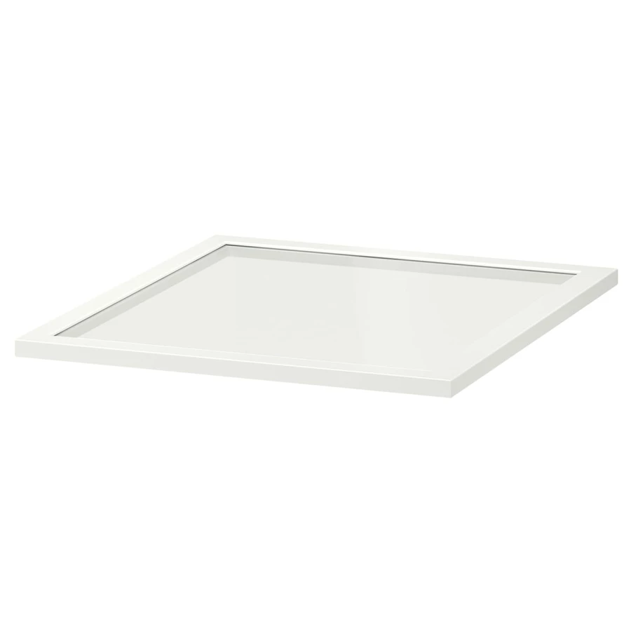 Полка стеклянная - IKEA KOMPLEMENT, 50x58 см, белый КОМПЛИМЕНТ ИКЕА (изображение №1)