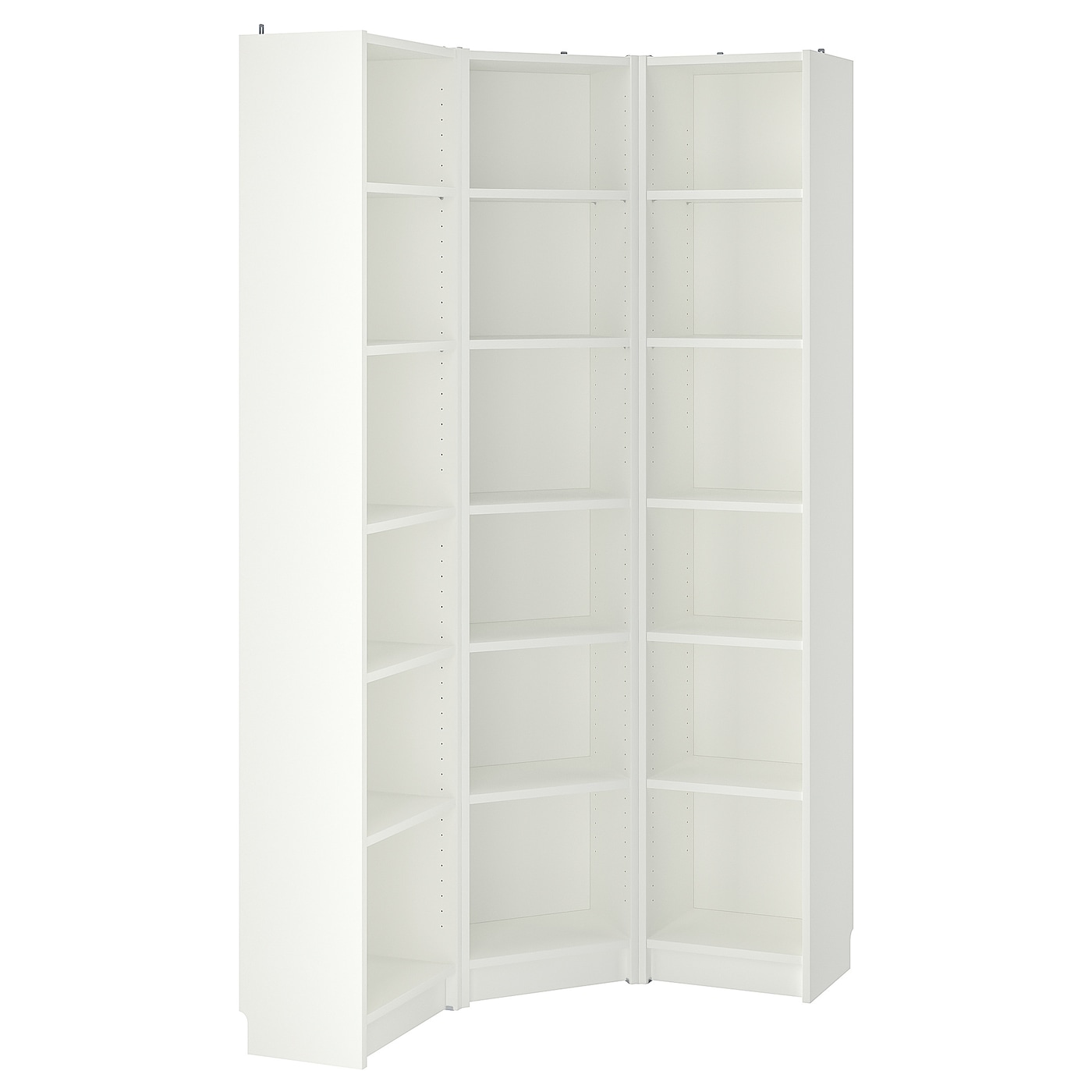 Угловой книжный шкаф - BILLY IKEA/БИЛЛИ ИКЕА, 28х95х202 см, белый