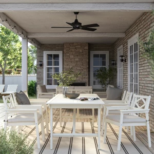 Второе фото. Стол + 6 стульев с подлокотниками и подушками, садовые- IKEA BONDHOLMEN / БОНДХОЛЬМЕН ИКЕА, белый