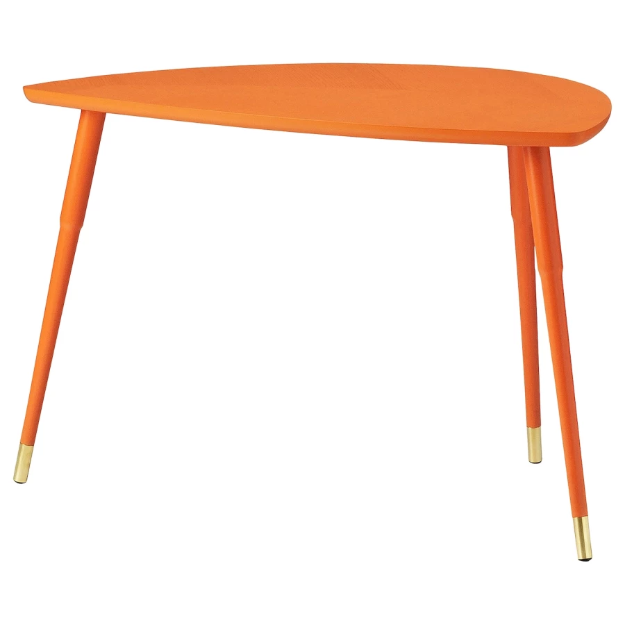 Журнальный столик - IKEA LÖVBACKEN/ЛЁВБАКЕН/ЛЕВБАКЕН ИКЕА, 77х39х51 см, оранжевый (изображение №1)