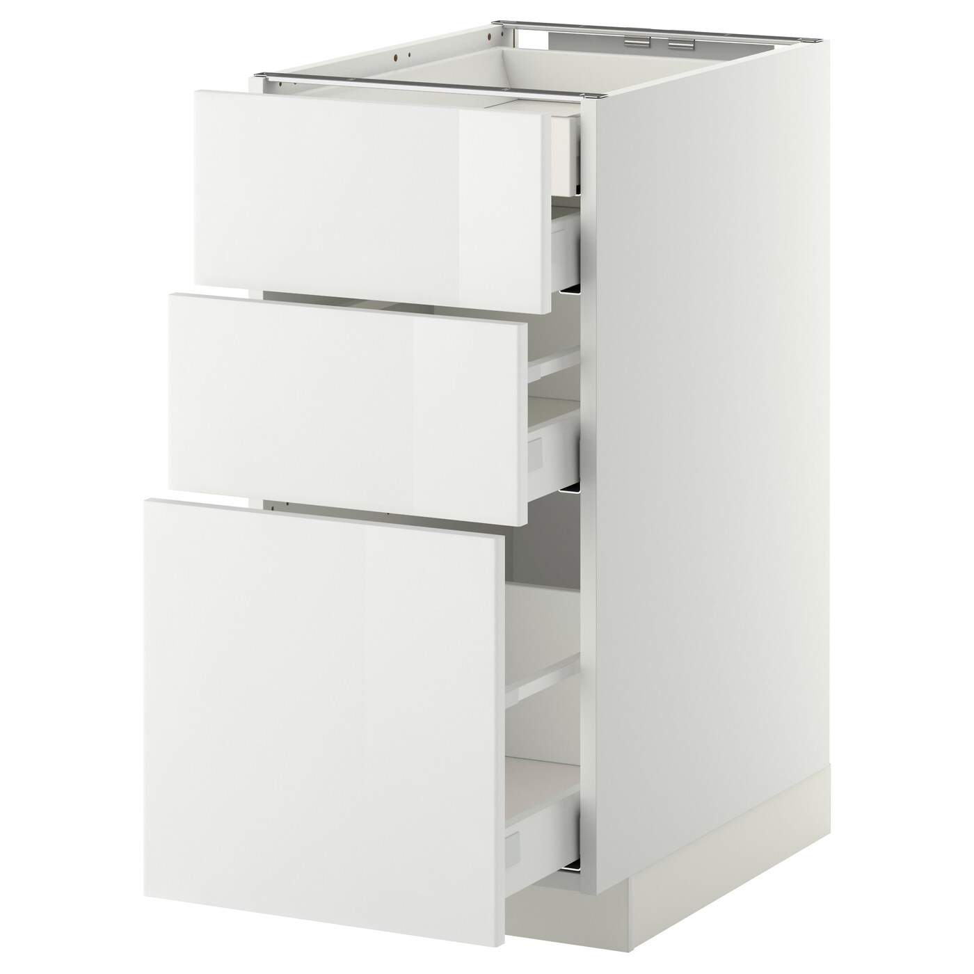 Напольный шкаф  - IKEA METOD MAXIMERA, 88x61,8x40см, белый, МЕТОД МАКСИМЕРА ИКЕА