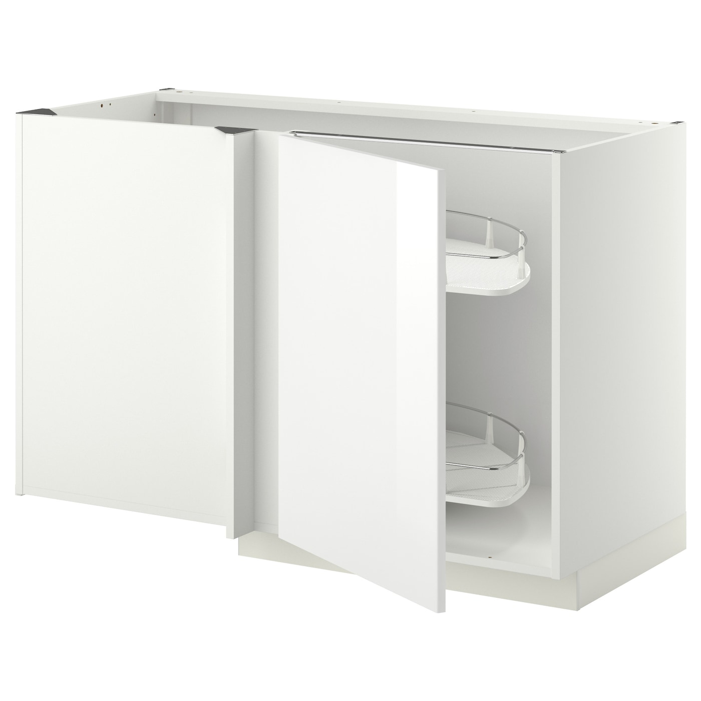Напольный кухонный шкаф  - IKEA METOD, 88x67,5x127,5см, белый, МЕТОД ИКЕА
