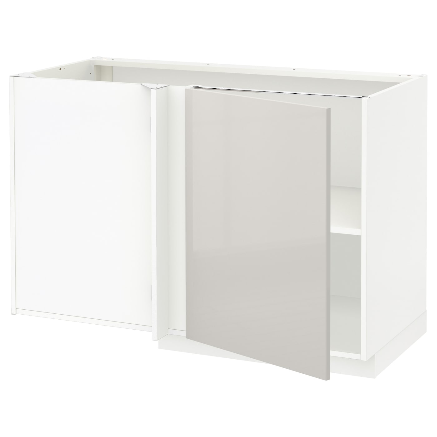 Напольный шкаф  - IKEA METOD, 88x67,5x127,5см, белый/бежевый, МЕТОД ИКЕА