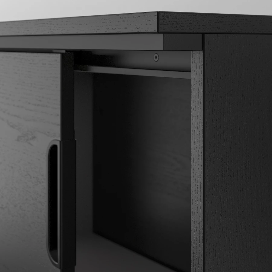 Комбинация с раздвижными дверями - IKEA GALANT/ГАЛАНТ ИКЕА, 120х45х320 см, черный (изображение №3)