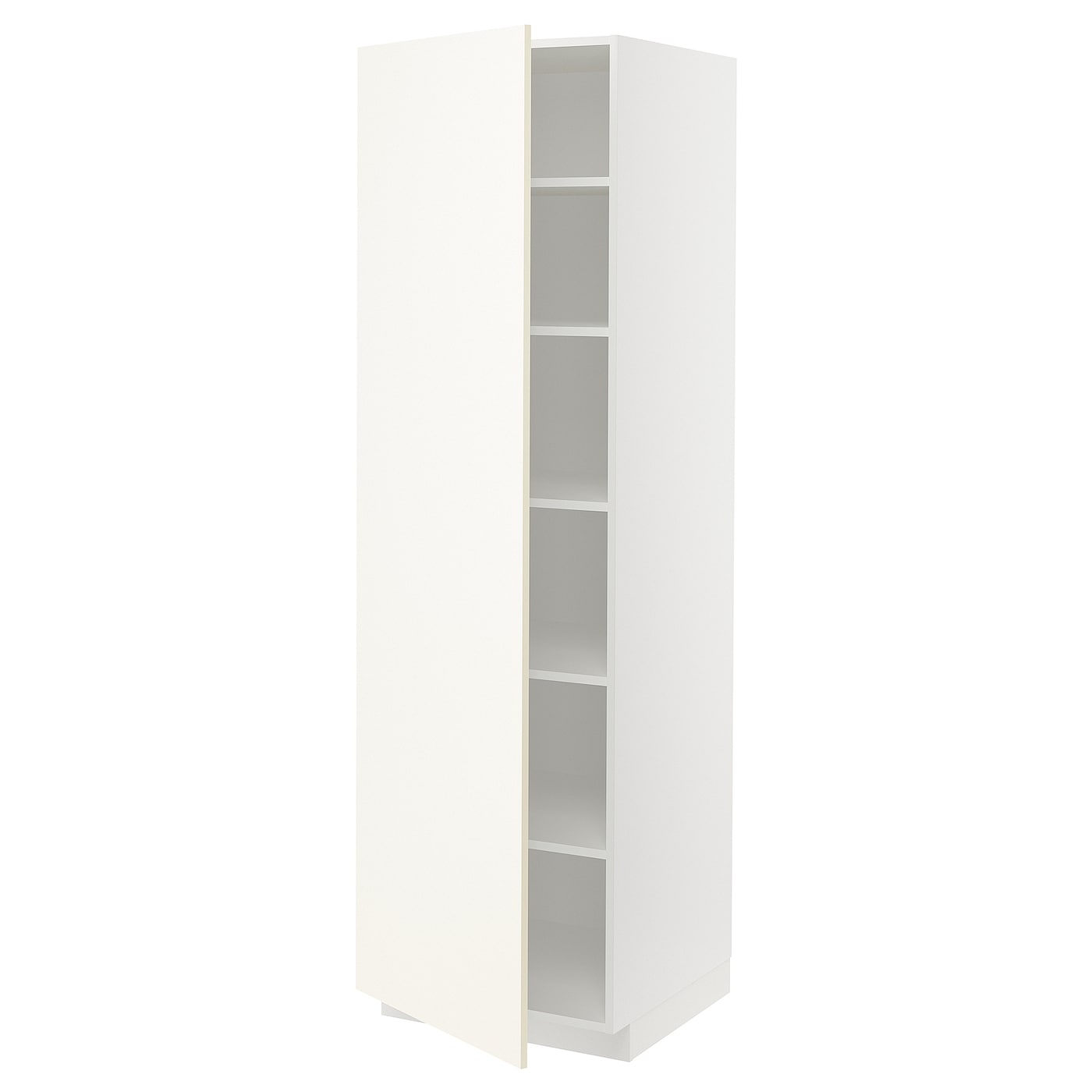Высокий кухонный шкаф с полками - IKEA METOD/МЕТОД ИКЕА, 200х60х60 см, белый