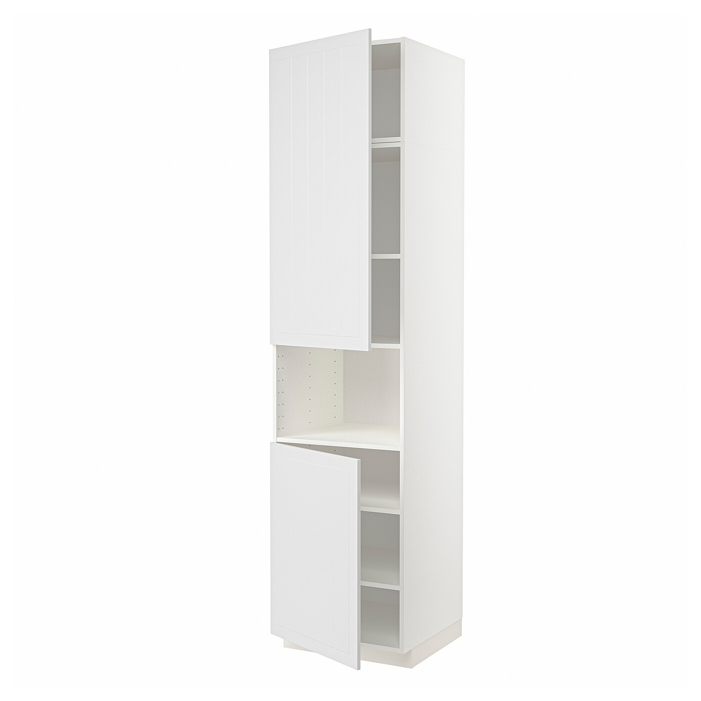 Кухонный шкаф-пенал - IKEA METOD/МЕТОД ИКЕА, 240х60х60 см, белый