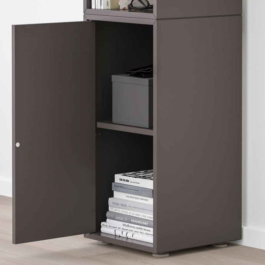 Комбинация для хранения - EKET IKEA/ЭКЕТ ИКЕА, 35x35x107 серый (изображение №2)