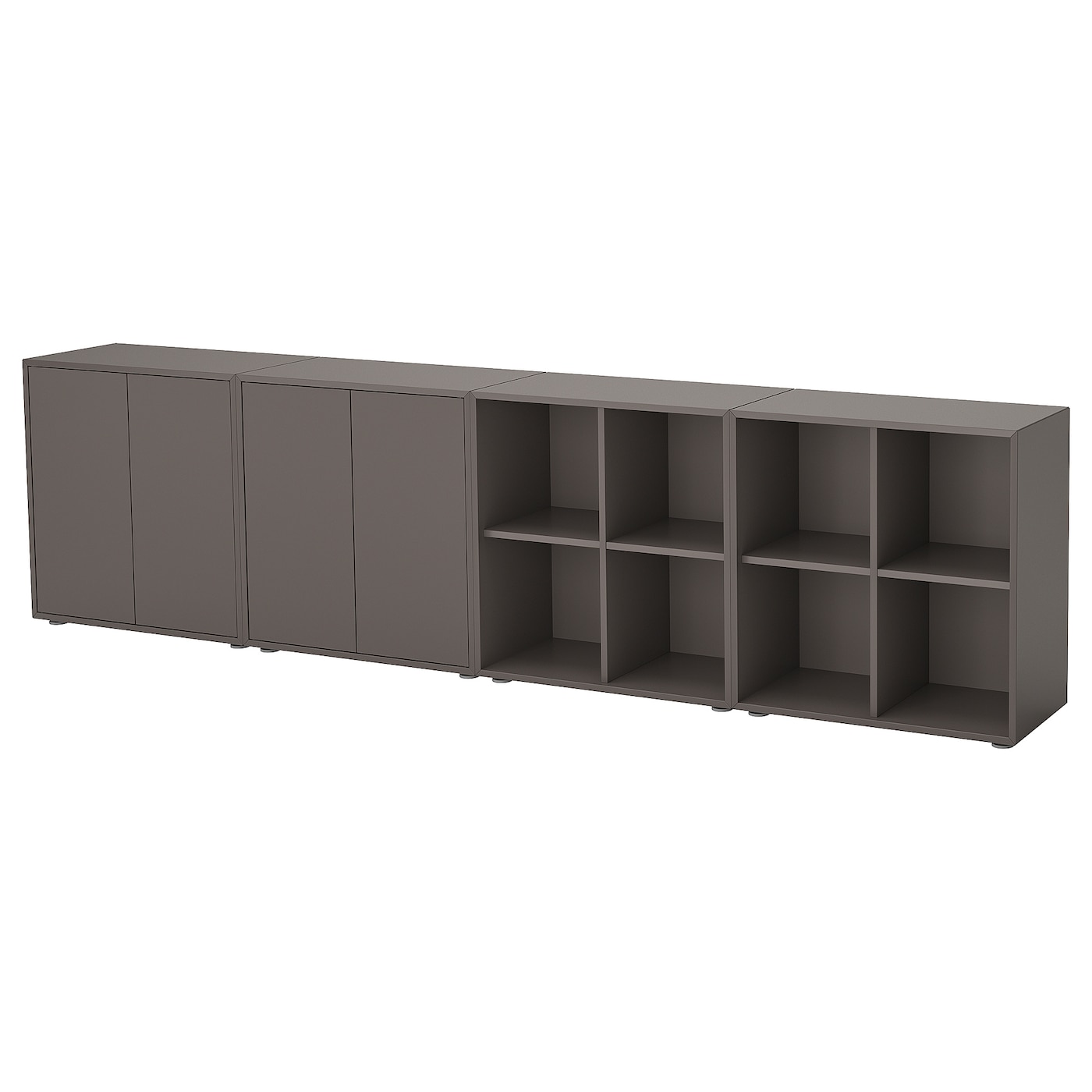 Комбинация для хранения - EKET IKEA/ЭКЕТ ИКЕА, 280x35x72 ,серый