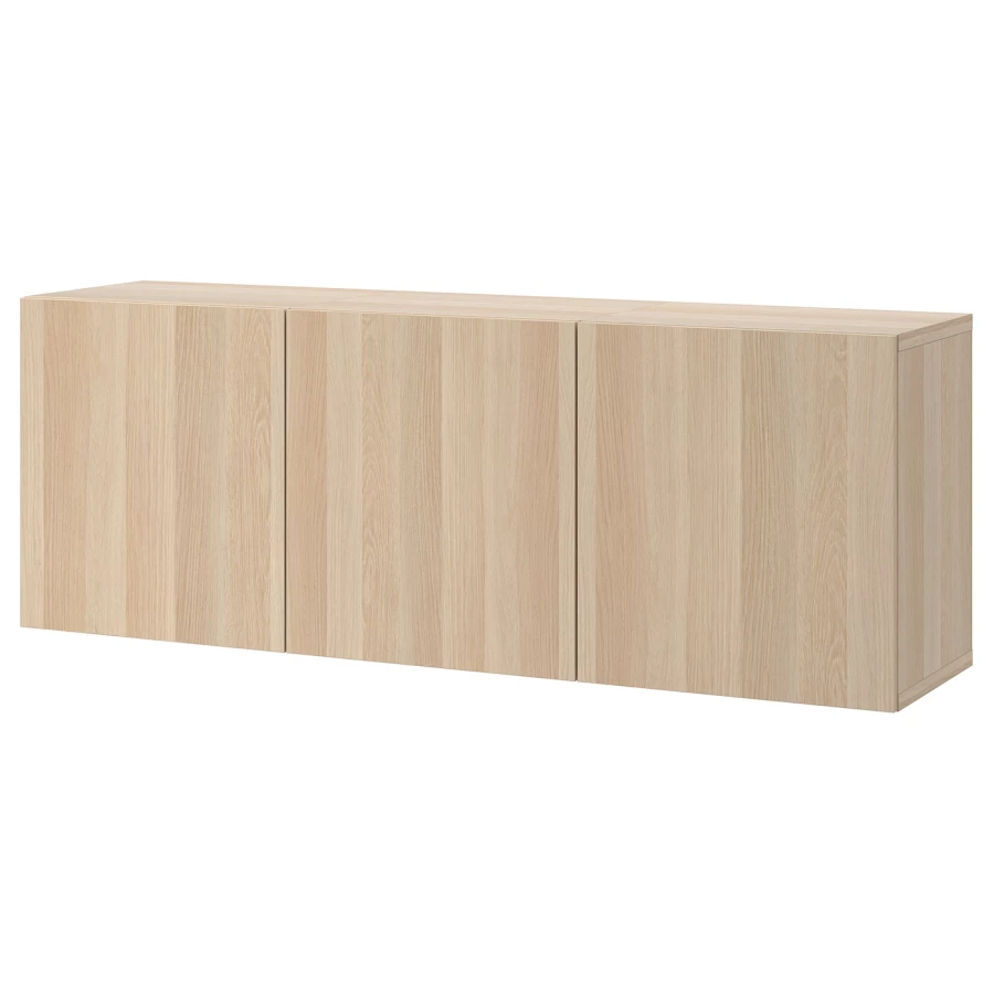 Навесной шкаф - IKEA BESTÅ/BESTA, 180x42x64 см, коричневый, БЕСТО ИКЕА (изображение №1)