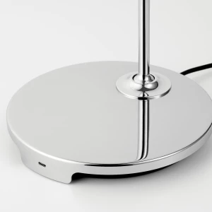 Второе фото. Лампа - MODERMOLN IKEA/МОДЕРМОЛН ИКЕА, 60 см, серебристый