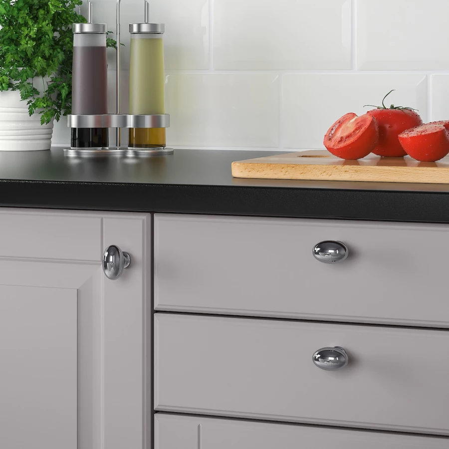 Ручка-кноба - IKEA ENERYDA, 3.5 см, хром, ЭНЕРИДА ИКЕА (изображение №2)