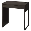 Письменный стол с ящиком - IKEA MICKE, 73x50 см, черно-коричневый, МИККЕ ИКЕА