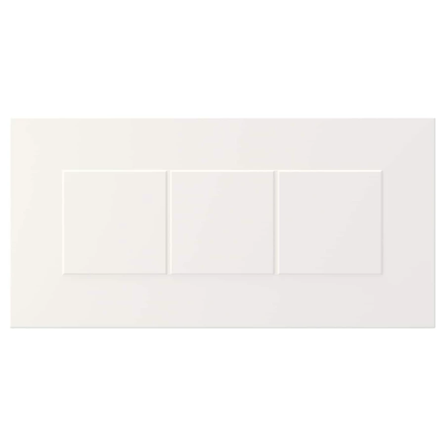 Фасад ящика - IKEA STENSUND, 20х40 см, белый, СТЕНСУНД ИКЕА (изображение №1)