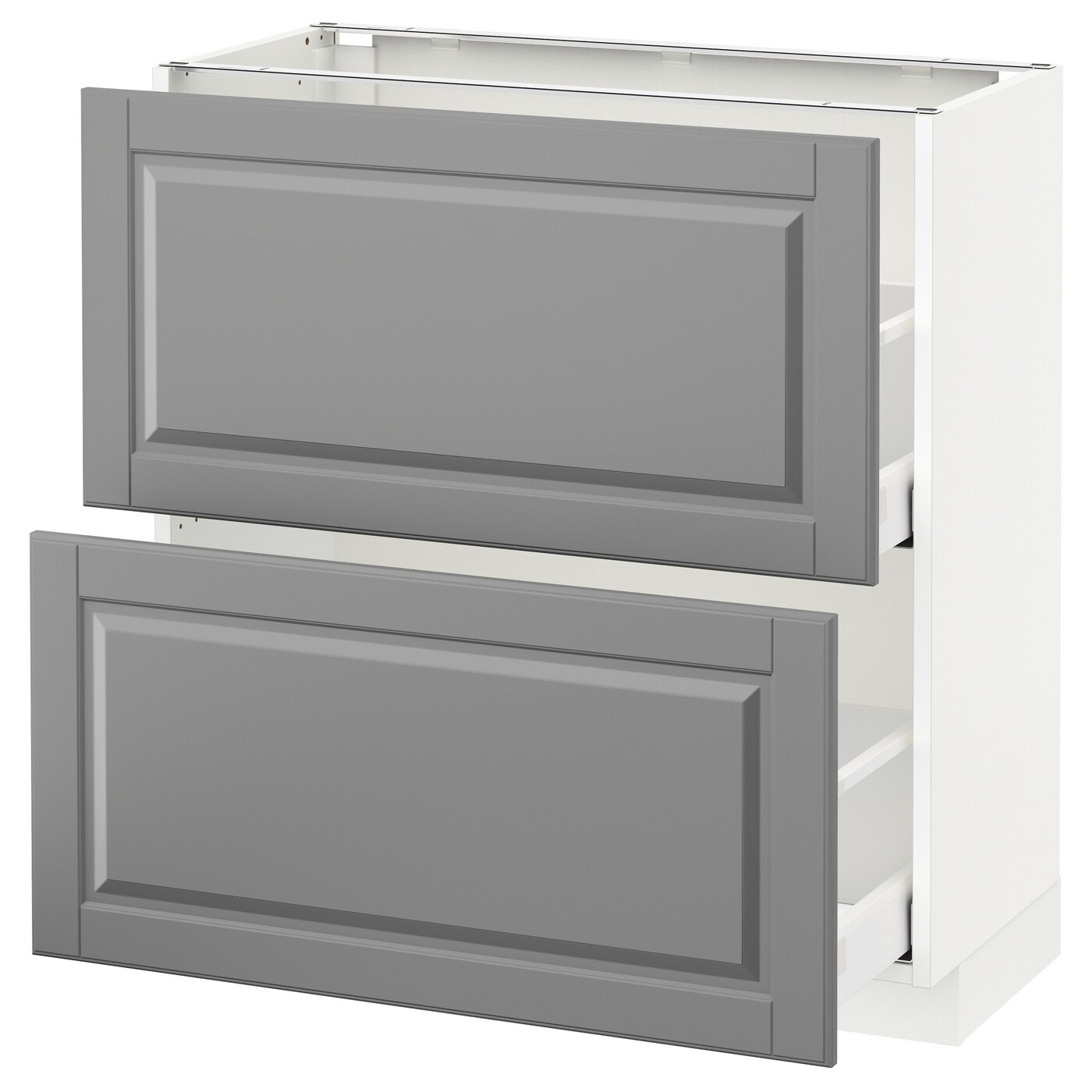 Напольный шкаф  - IKEA METOD MAXIMERA, 88x39,5x80см, белый/серый, МЕТОД МАКСИМЕРА ИКЕА