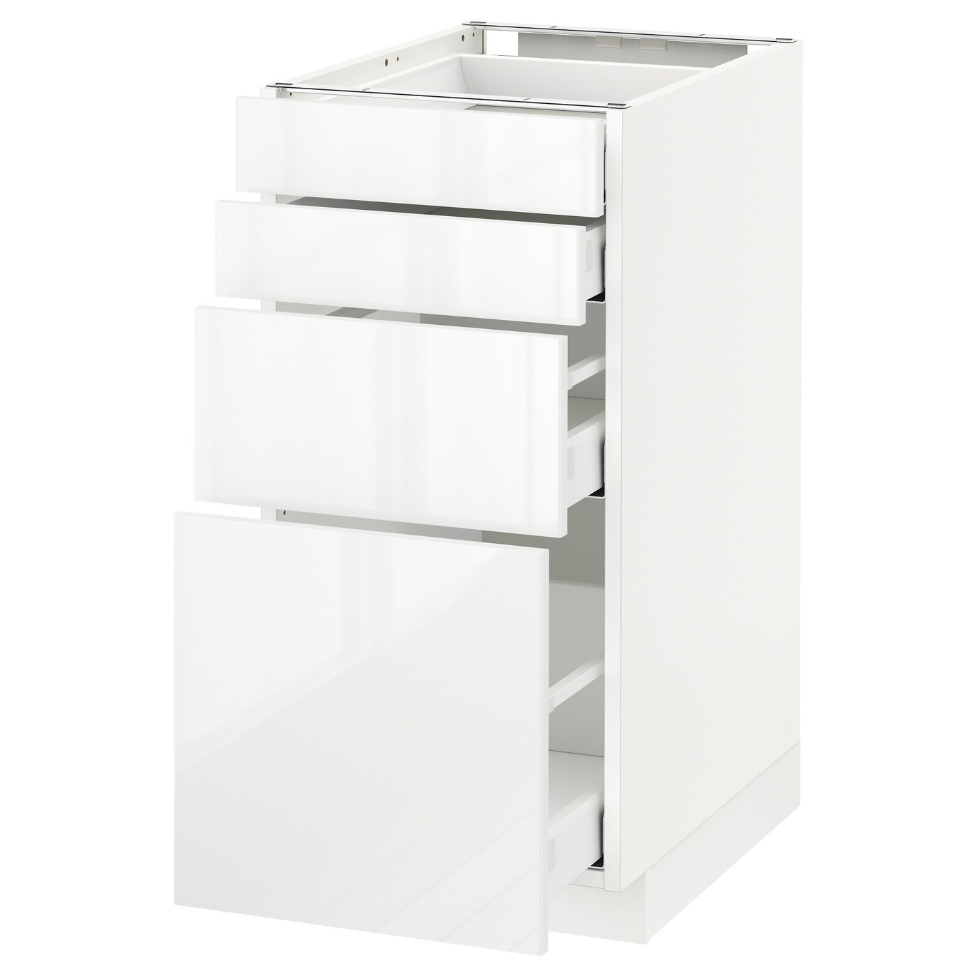Напольный кухонный шкаф  - IKEA METOD MAXIMERA, 88x61,8x40см, белый, МЕТОД МАКСИМЕРА ИКЕА