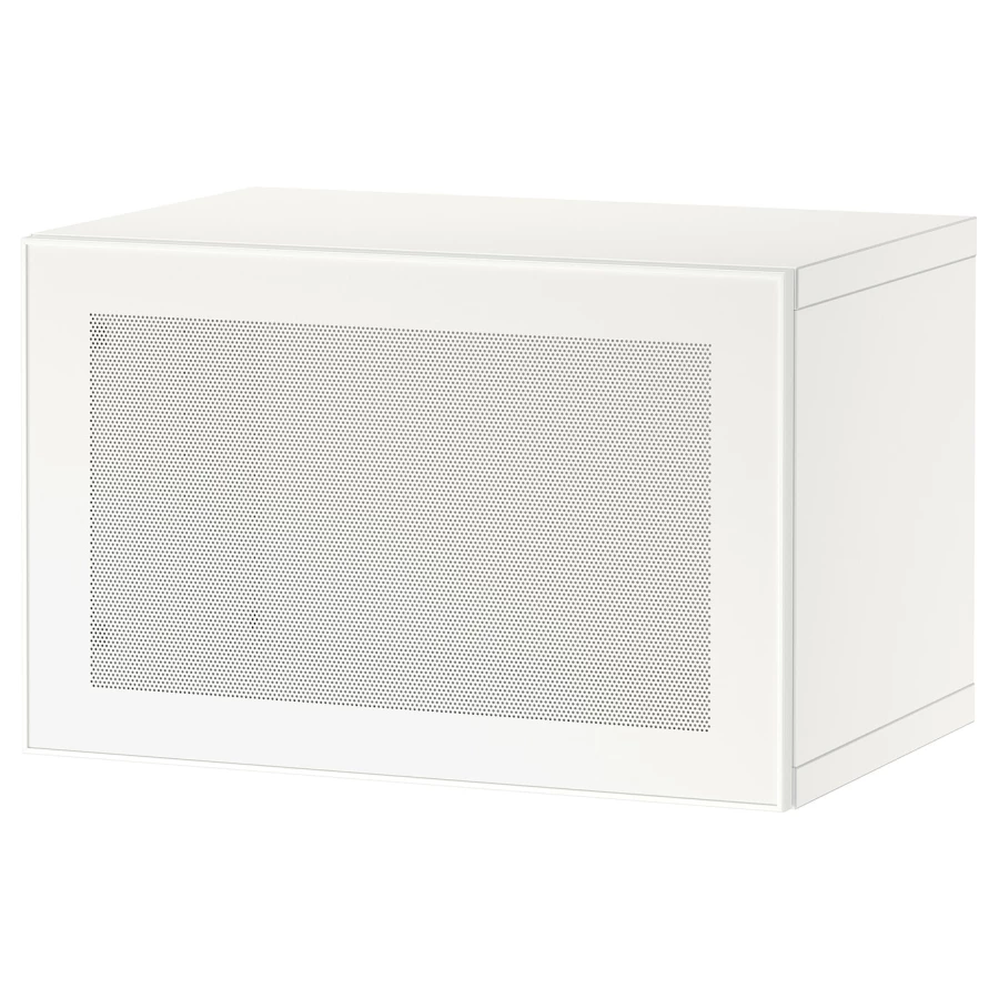 Комбинация навесного шкафа - IKEA BESTÅ/BESTA/БЕСТО ИКЕА, 38х42х60 см, белый (изображение №1)