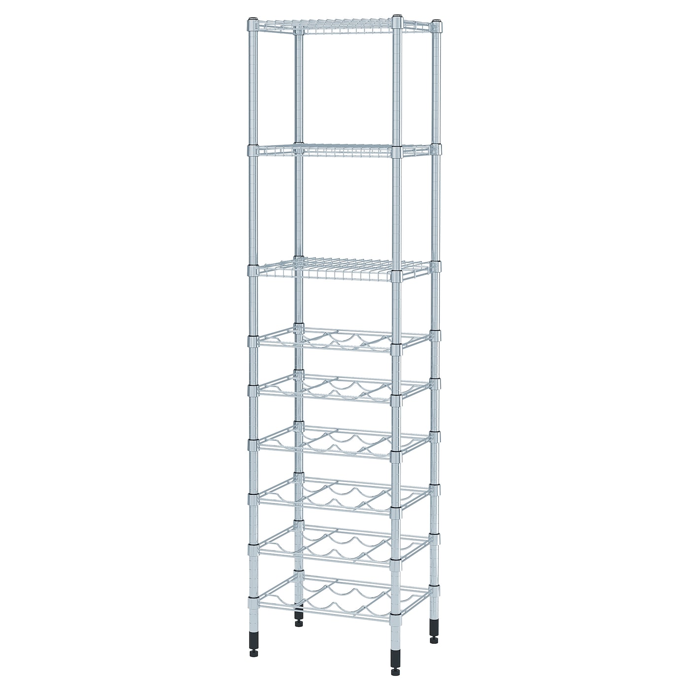 Стеллаж - IKEA OMAR, 46х36х181 см, оцинкованная сталь, ОМАР ИКЕА