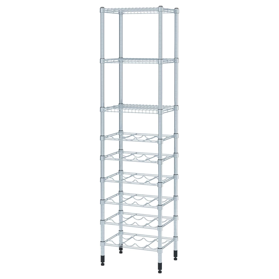 Стеллаж - IKEA OMAR, 46х36х181 см, оцинкованная сталь, ОМАР ИКЕА (изображение №1)