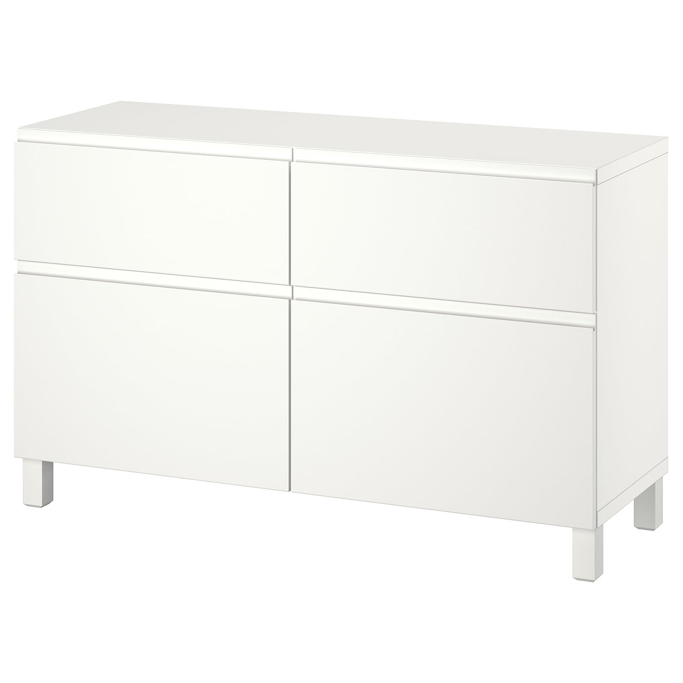 Комбинация для хранения - BESTÅ/ BESTА IKEA/ БЕСТА/БЕСТО ИКЕА, 74х120 см, белый