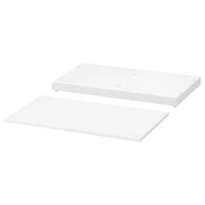 Столешница и цоколь - IKEA NORDLI/НОРДЛИ ИКЕА, 80х47х8 см, белый