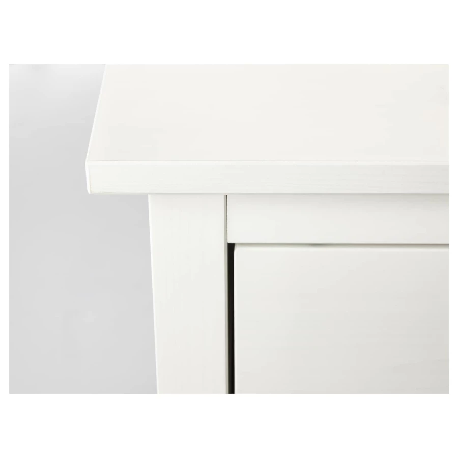 Тумбочка - IKEA HEMNES,54х66  см, белый, ХЕМНЭС ИКЕА (изображение №3)