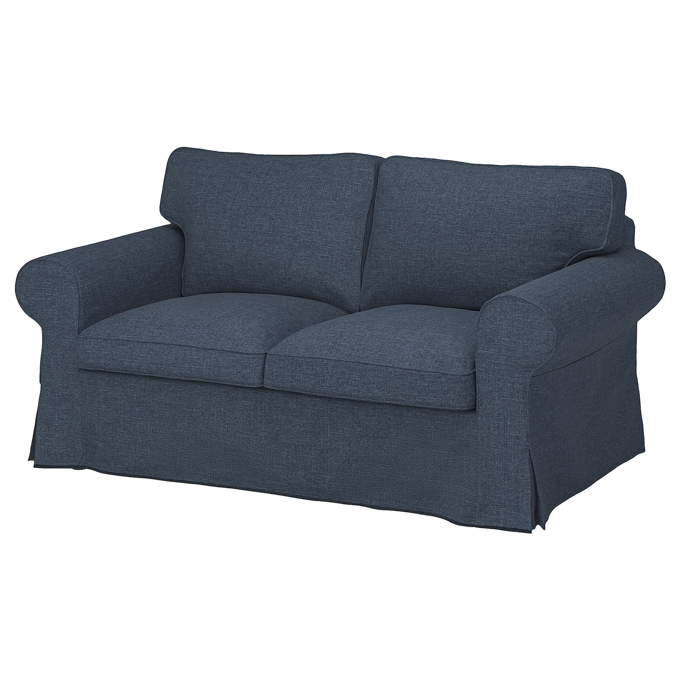 2-местный диван - IKEA EKTORP/ЭКТОРП ИКЕА, 88х88х179 см, темно-синий