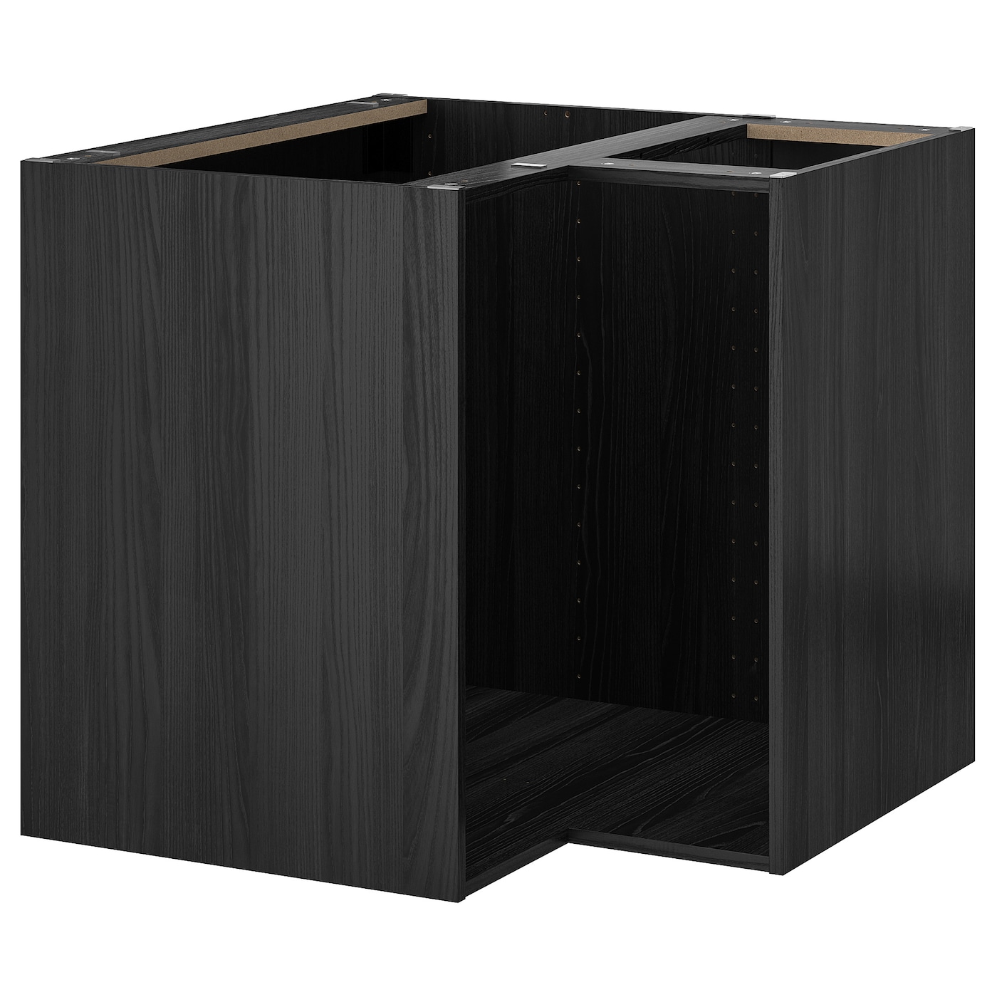 Корпус гардероба - METOD IKEA/МЕТОД ИКЕА, 80х87,5 см, черный